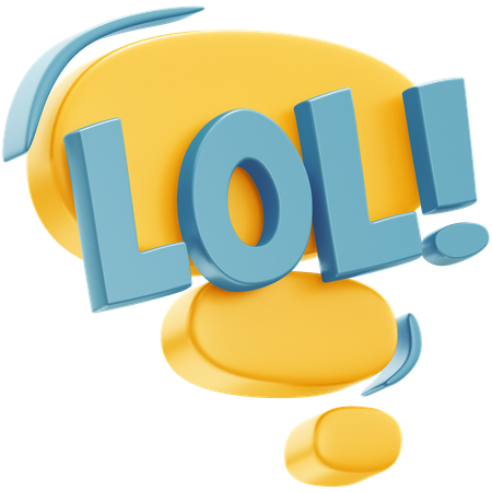 Lol Sticker  3D Icon