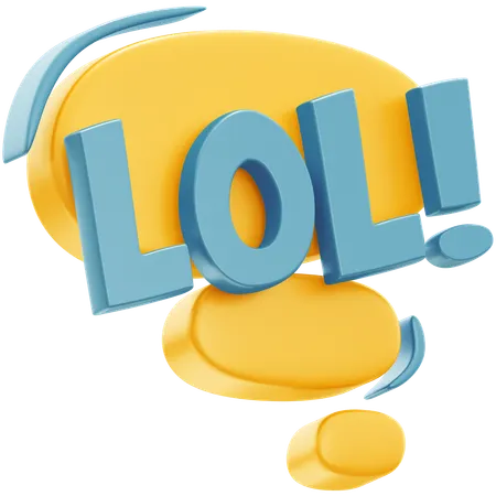 Lol Sticker  3D Icon