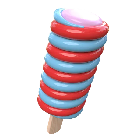 Loli Twist Ice Cream  3D Icon