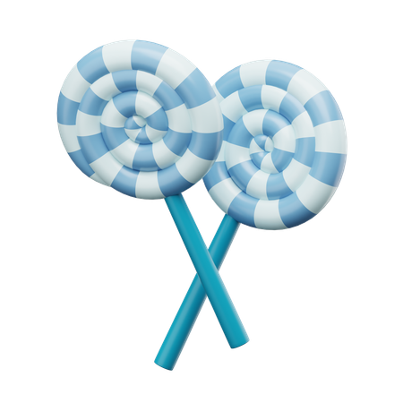 Lollipop-Bonbons  3D Icon