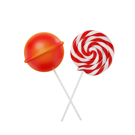 Lollipop  3D Icon