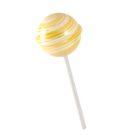 Lollipop Illustration In 3 D Design 3D Icon