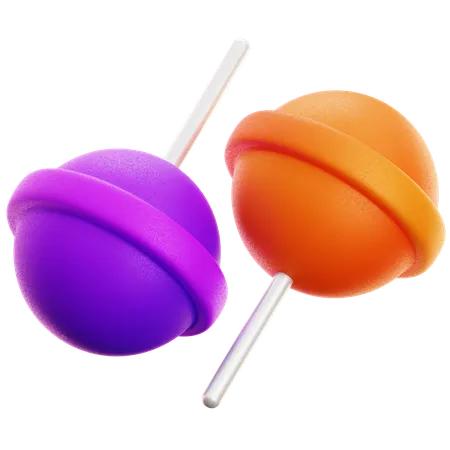 Lollipop  3D Icon