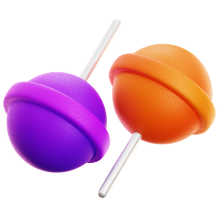 Lollipop  3D Icon