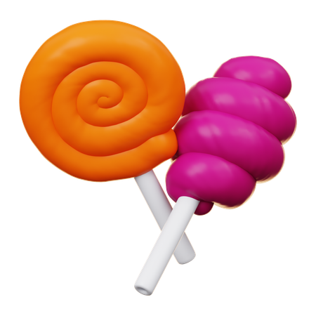 Lollipop  3D Icon