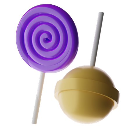 Lollipop  3D Icon