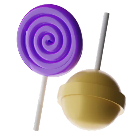 Lollipop  3D Icon