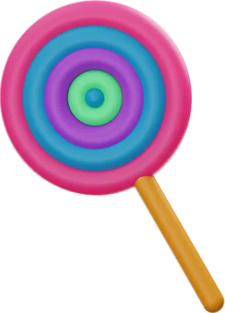 Lollipop  3D Icon