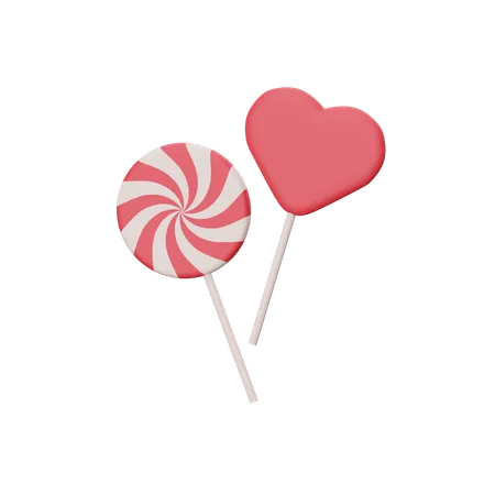 Lollipop  3D Icon