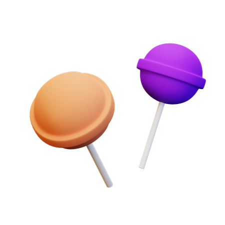 Lollipop  3D Icon