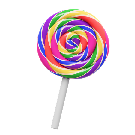 Lollipop  3D Icon