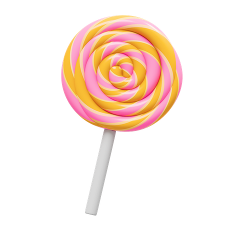 Lollipop  3D Icon