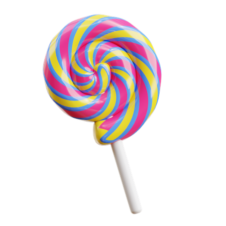 Lollipop  3D Icon