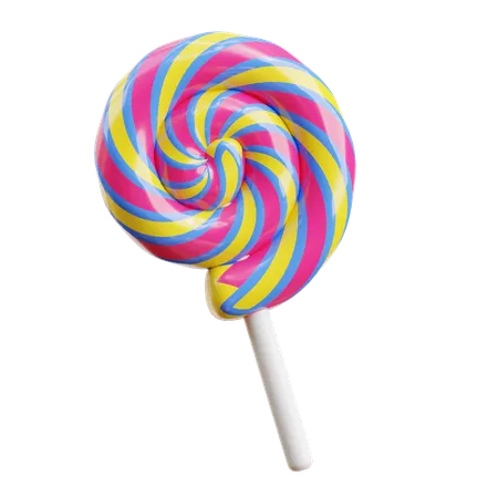 Lollipop  3D Icon