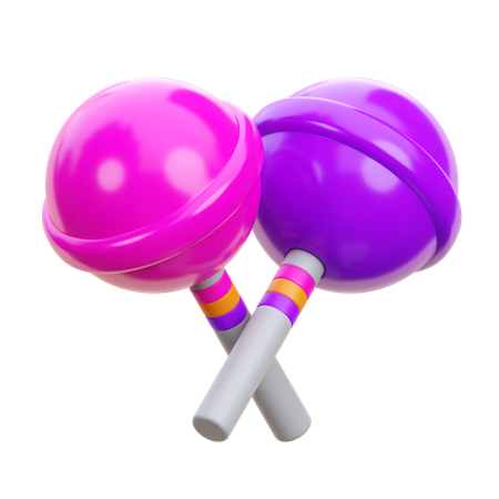 Lollipop  3D Icon