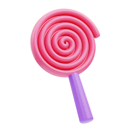 Lollipop  3D Icon