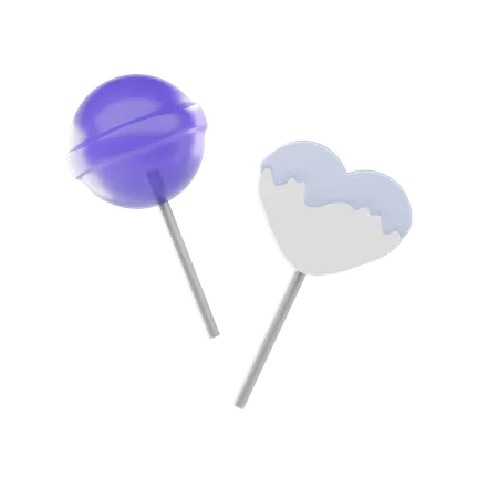 Lollipop  3D Icon