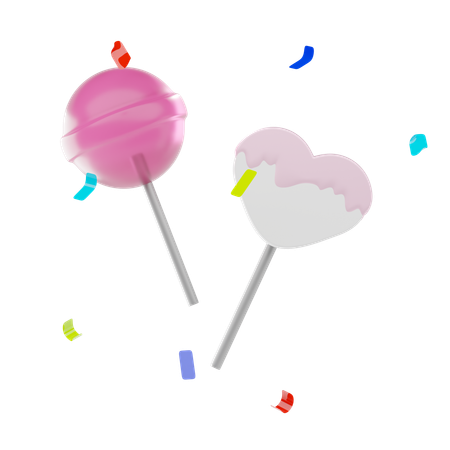 Lollipop  3D Icon