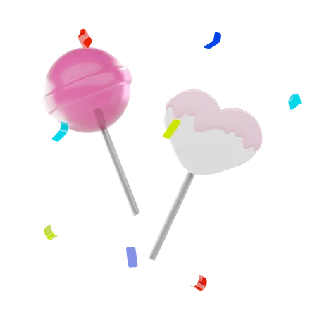 Lollipop  3D Icon