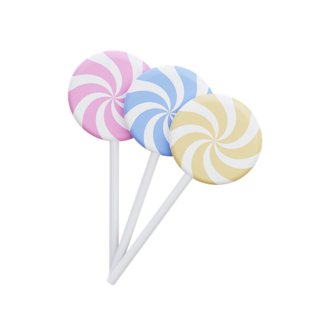 Lollipop  3D Icon