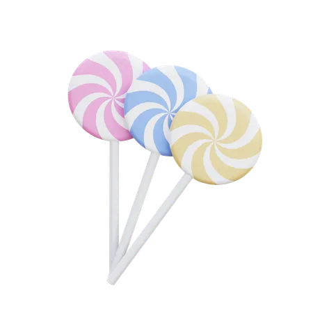 Lollipop  3D Icon