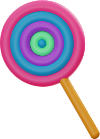 Lollipop  3D Icon