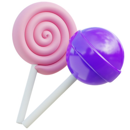 Lollipop  3D Icon