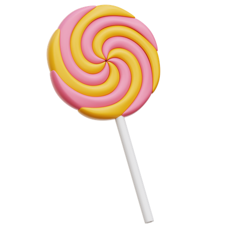 Lollipop  3D Icon