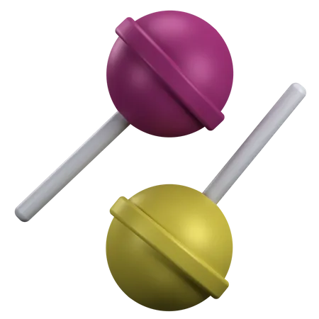 Lollipop  3D Illustration