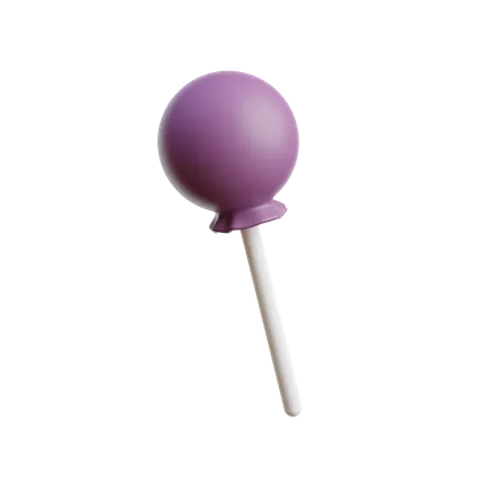 Candy Or Lollipop 3 D Icon 3D Icon