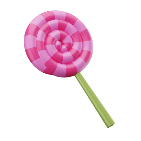 Lollipop Candy  3D Icon