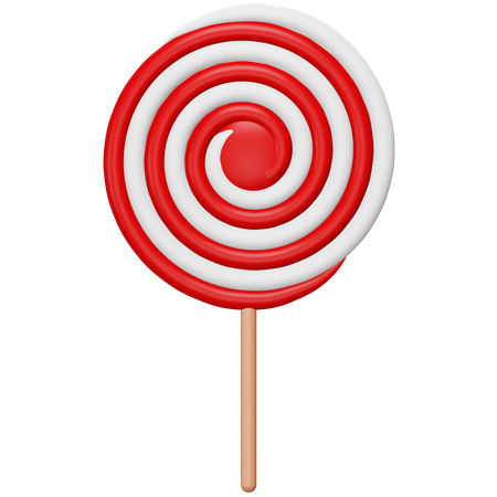 Lollipop Candy  3D Icon