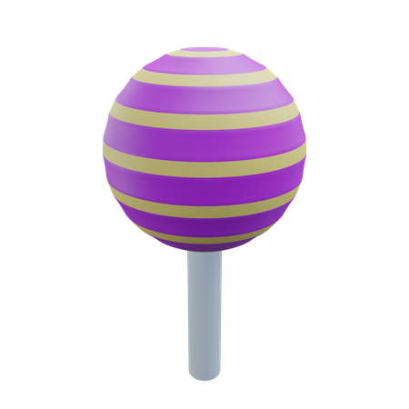 Lollipop Candy  3D Icon