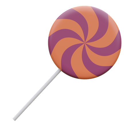 Lollipop Candy Halloween  3D Icon