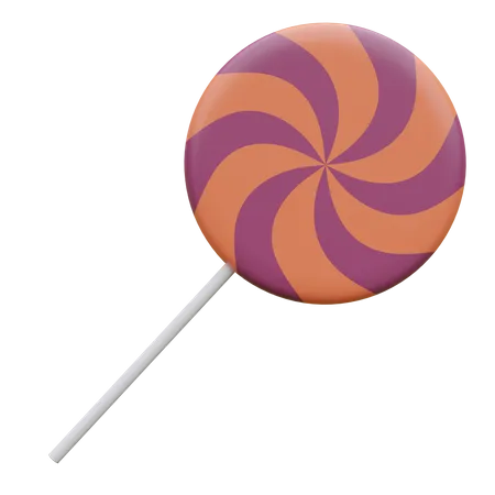 Lollipop Candy Halloween  3D Icon