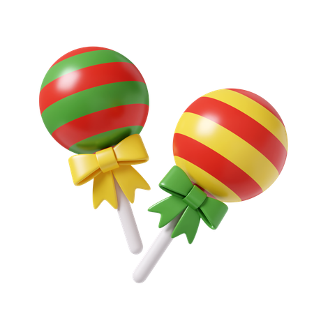 Lollipops  3D Icon