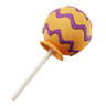 lollypop 3d illustration