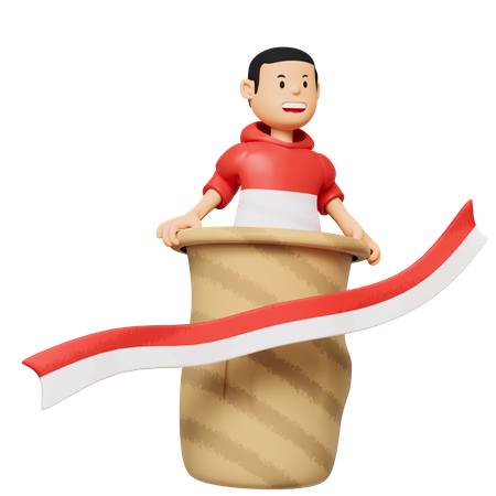 Lomba Balap Karung  3D Icon