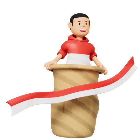 Lomba Balap Karung  3D Icon