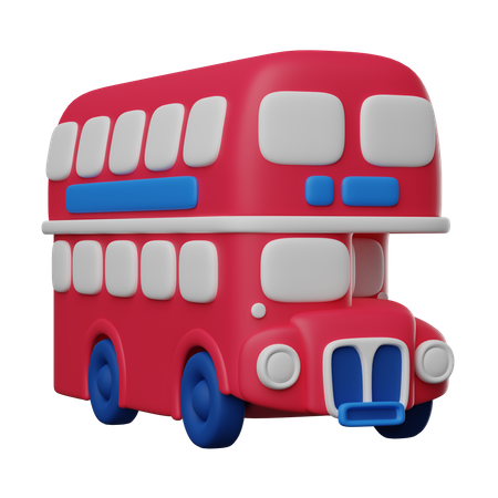 London Bus  3D Icon