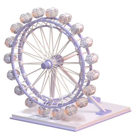 London Eye  3D Icon