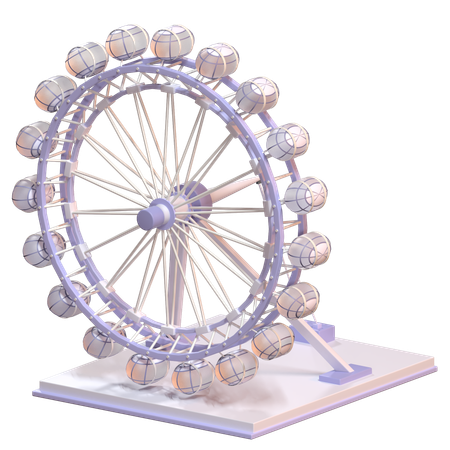 London Eye  3D Icon