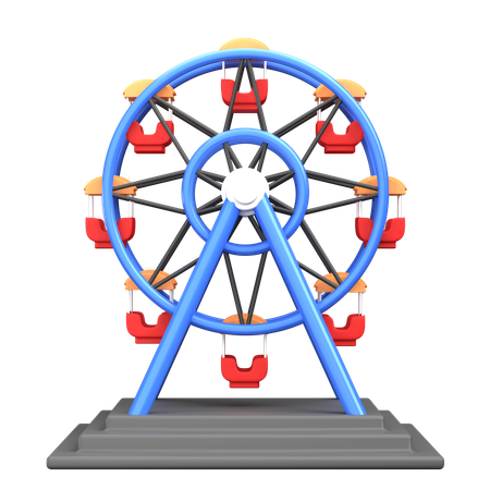 London Wheel  3D Icon