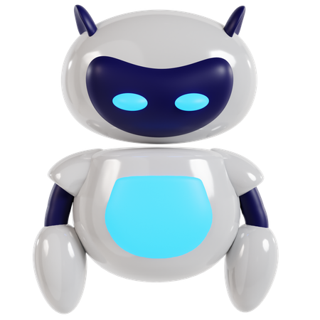 Lonely Robot’s Sad Pose  3D Icon