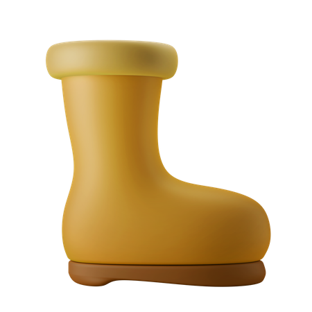 Long Boot  3D Icon