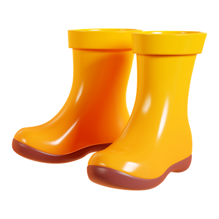 Long Boots  3D Icon