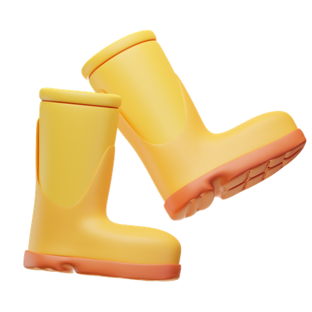 Long Boots 3D Icon