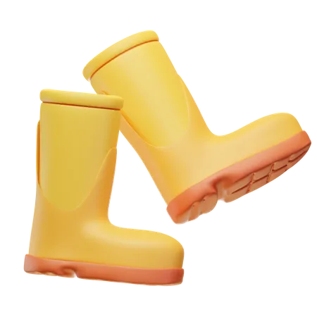 Long Boots 3D Icon