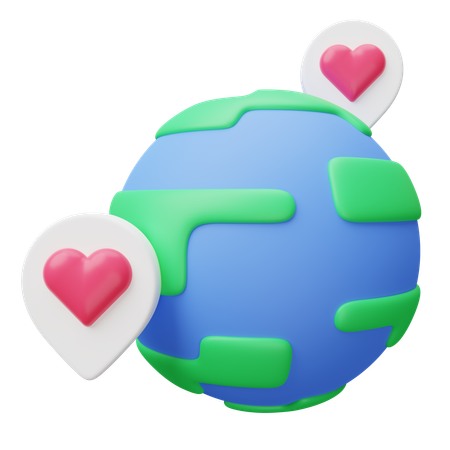 Long Distance Relationship  3D Icon