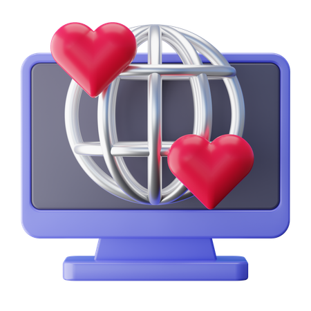 Long Distance Relationship  3D Icon